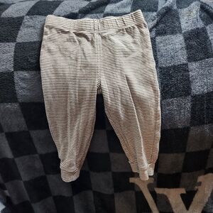 Carter's Brown and White Striped Baby Pants